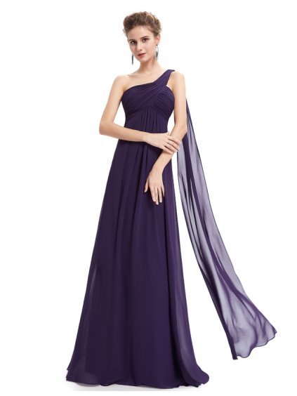 Ever Pretty plesové šaty fialové 9816 PP (* Velikost L / 40 / 10 / 12)