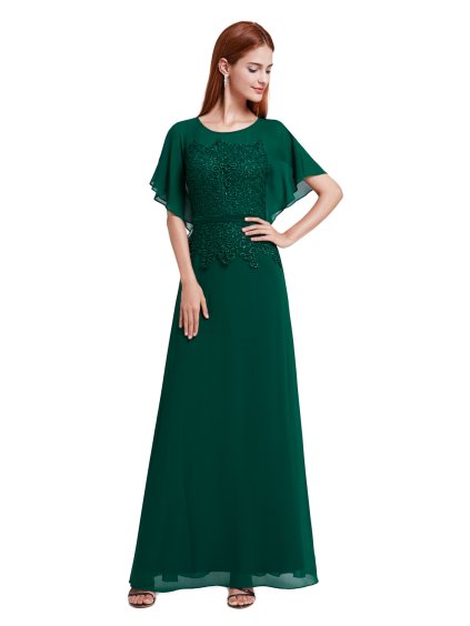 Ever Pretty plesové šaty zelená 8775 (* Velikost M / 38 / 06 / 10)