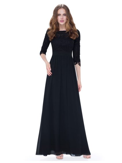 Ever Pretty společenské šaty 8412 černé (* Velikost L / 40 / 08 / 12)