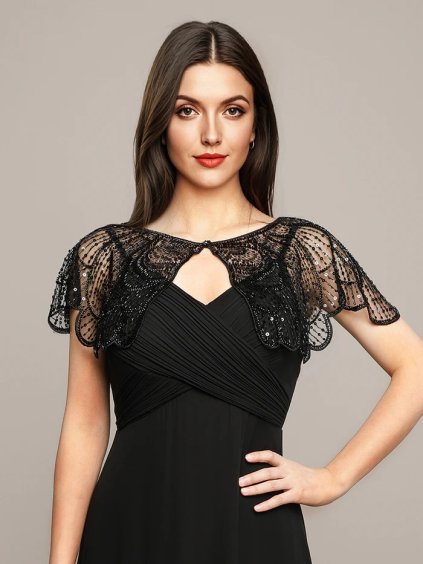 černy krajkový doplněk