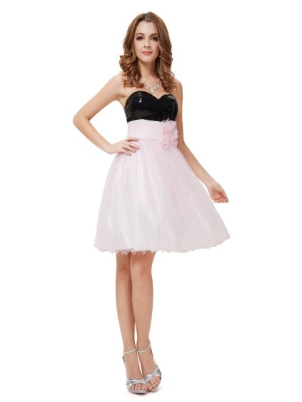 Ever Pretty koktejlové šaty 3920 s flitry (* Velikost L / 40 / 10 / 12)