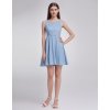 Ever Pretty letní světle modré šaty 5504 (* Velikost XL / 42 / 10 / 14)