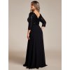 Ever Pretty luxusní černé šaty 0751 (* Velikost 9XL / 58 / 26 / 30)