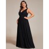 Ever Pretty luxusní černé šaty 2133 (* Velikost 9XL / 58 / 26 / 30)