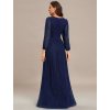Ever Pretty luxusní plesové šaty tmavě modré  1961 (* Velikost 9XL / 58 / 26 / 30)