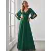 Ever Pretty luxusní šaty zelené 0461 (* Velikost 9XL / 58 / 26 / 30)