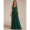 Ever Pretty luxusní tmavě zelené šaty 2133 (* Velikost 9XL / 58 / 26 / 30)