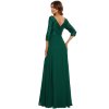 Ever Pretty luxusní zelené šaty 0751 (* Velikost 9XL / 58 / 26 / 30)