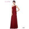 Ever Pretty plesové šaty bordo splývavé 9463 (* Velikost S / 36 / 06 / 08)