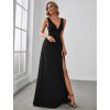 Ever Pretty plesové šaty černé 0168 (* Velikost 9XL / 58 / 26 / 30)