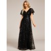 Ever Pretty plesové šaty černé 2314 (* Velikost 9XL / 58 / 26 / 30)
