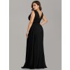 Ever Pretty plesové šaty černé 9016 (* Velikost 7XL / 54 / 22 / 26)