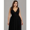 Ever Pretty plesové šaty černé 9016 (* Velikost 7XL / 54 / 22 / 26)