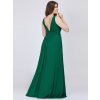 Ever Pretty plesové šaty elegantní zelené 8110 (* Velikost XL / 42 / 10 / 14)