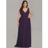 Ever Pretty plesové šaty fialové 9016 (* Velikost 7XL / 54 / 22 / 26)