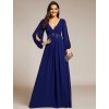 Ever Pretty plesové šaty královská modrá 0461 (* Velikost 9XL / 58 / 26 / 30)