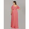 Ever Pretty plesové šaty lososové 9890 (* Velikost XL / 42 / 12 / 14)