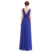 Ever Pretty plesové šaty modré 9016 (*Velikost L / 40 / 08 / 12)