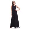 Ever Pretty plesové šaty s perličkami černé 8742 (* Velikost XXL / 44 / 12 / 16)