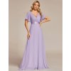 Ever Pretty plesové šaty světle fialové 9890 (* Velikost 9XL / 58 / 26 / 30)