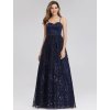 Ever Pretty plesové šaty tmavě modré 0977 (* Velikost L / 40 / 08 / 12)
