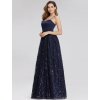 Ever Pretty plesové šaty tmavě modré 0977 (* Velikost L / 40 / 08 / 12)
