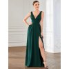 Ever Pretty plesové šaty tmavozelené 0168 (* Velikost 9XL / 58 / 26 / 30)