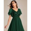 Ever Pretty plesové šaty zelené 1583 (* Velikost 9XL / 58 / 26 / 30)