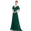 Ever Pretty plesové šaty zelené 9890 (* Velikost S / 36 / 06 / 08)