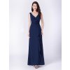 Dámské plesové šaty Ever Pretty modré 7372 (* Velikost XL / 42 / 10 / 14)