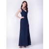 Dámské plesové šaty Ever Pretty modré 7372 (* Velikost XL / 42 / 10 / 14)