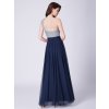 Dámské plesové šaty Ever Pretty modré 7404 (*Velikost 4XL / 48 / 16 / 20)