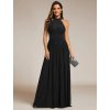 Ever Pretty společenské šaty černé 41961 (* Velikost 4XL / 48 / 16 / 20)