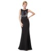 Ever Pretty společenské šaty černé 8446 (* Velikost S / 36 / 06 / 08)