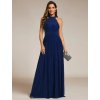 Ever Pretty společenské šaty modré 41961 (*Velikost 4XL / 48 / 16 / 20)