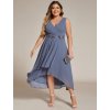 Ever Pretty společenské šaty světle modré 41926 (* Velikost 9XL / 58 / 26 / 30)