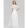 Ever Pretty svatební šaty bílé 0904 (* Velikost 9XL / 58 / 26 / 30)