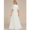 Ever Pretty svatební šaty ivory 1960 (* Velikost 9XL / 58 / 26 / 30)