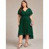 Ever Pretty šaty midi délka 1923 zelené (* Velikost 9XL / 58 / 26 / 30)