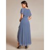 Ever Pretty šaty midi délka 2027 světle modré (*Velikost 9XL / 58 / 26 / 30)