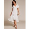 Ever Pretty šaty midi délka bílé 1756 (* Velikost 9XL / 58 / 26 / 30)