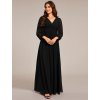 Ever Pretty šaty na ples černé 2235 (* Velikost 9XL / 58 / 26 / 30)