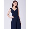 Ever Pretty tmavě modré dlouhé šaty 7420 (* Velikost XXXL / 46 / 14 / 18)