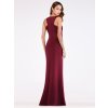 Ever Pretty vínové dlouhé šaty 7522 (* Velikost M / 38 / 06 / 10)