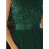 Ever Pretty zelené šaty s krajkou 646 (* Velikost 9XL / 58 / 26 / 30)