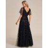 Plesové šaty černé Ever Pretty 0736 (* Velikost 9XL / 58 / 26 / 30)