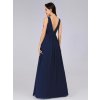 Plesové šaty elegantní tmavě modré Ever Pretty 8110 (*Velikost L / 40 / 08 / 12)
