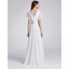 Svatební šaty bílé Ever Pretty 9890 (* Velikost 9XL / 58 / 26 / 30)
