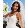Ever Pretty bílé svatební šaty 2075 (* Velikost 4XL / 48 / 16 / 20)