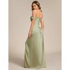 Ever Pretty dlouhé saténové šaty světle zelené 2320 (* Velikost 4XL / 48 / 16 / 20)